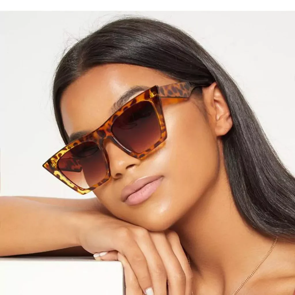 unique leopard fashion sunglasses 