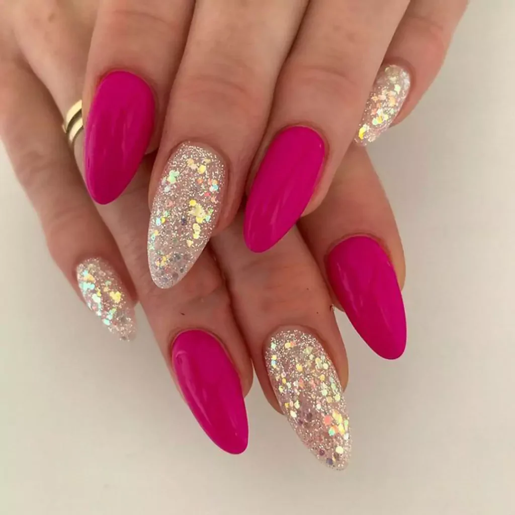 special magenta nail designs 