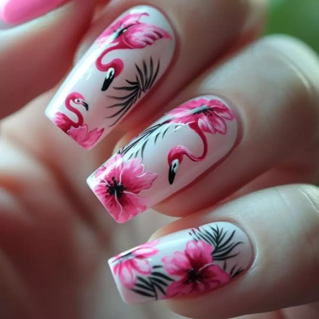 unique bird nail designs