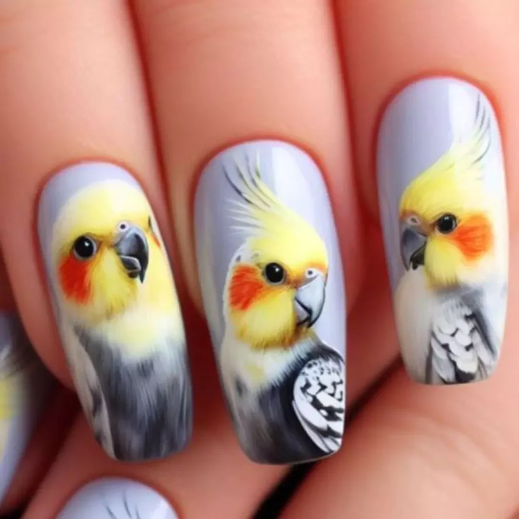 special bird nail designs