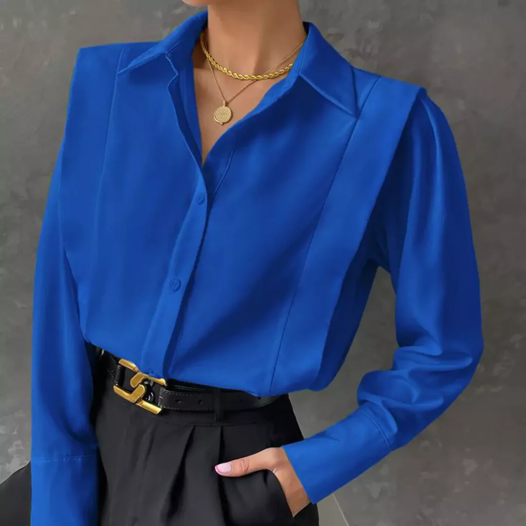 special blue shirts outfit for women 