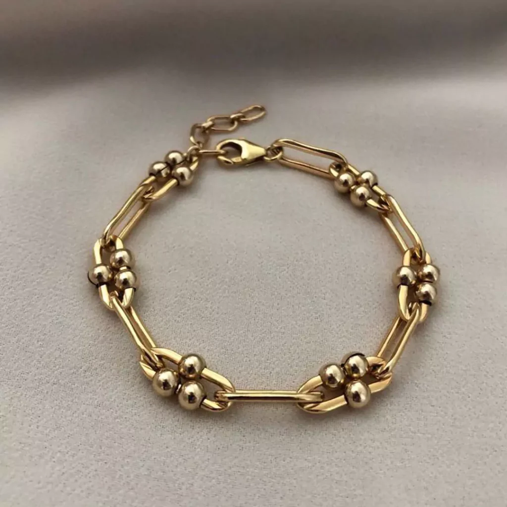 refine gold chain bracelets 