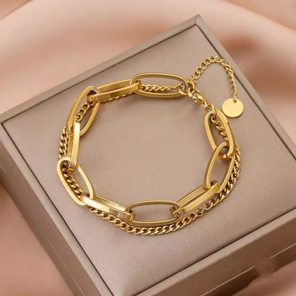 opulent gold chain bracelets 