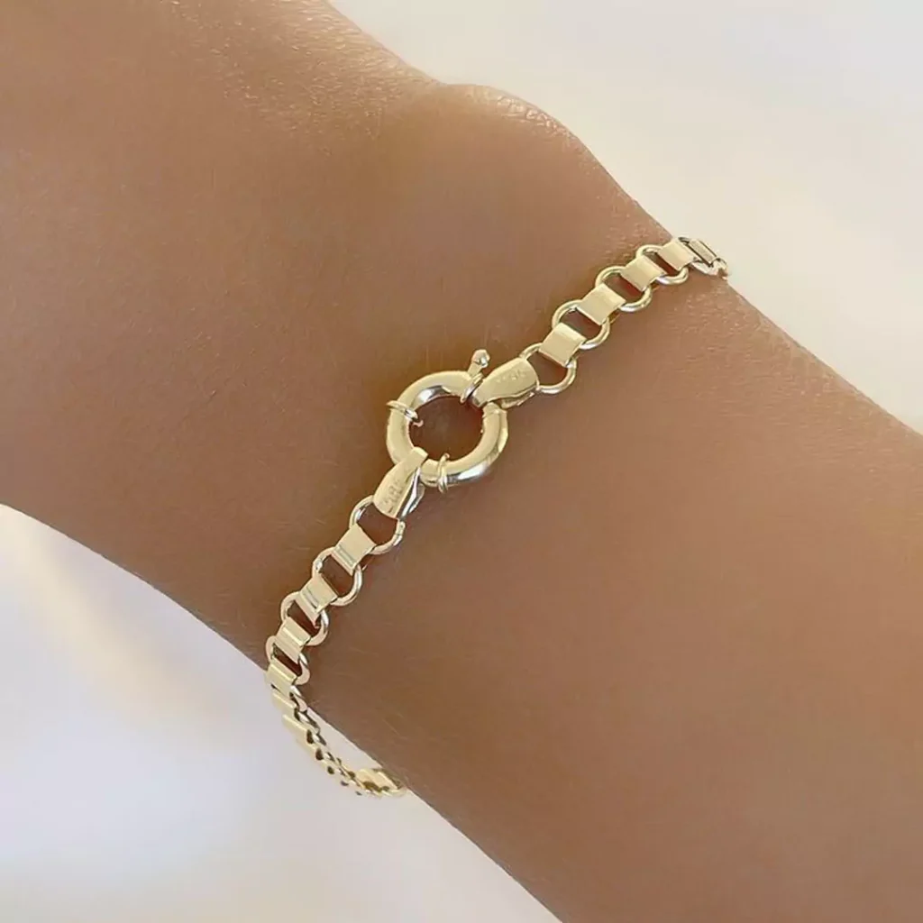 delicate gold chain bracelets 