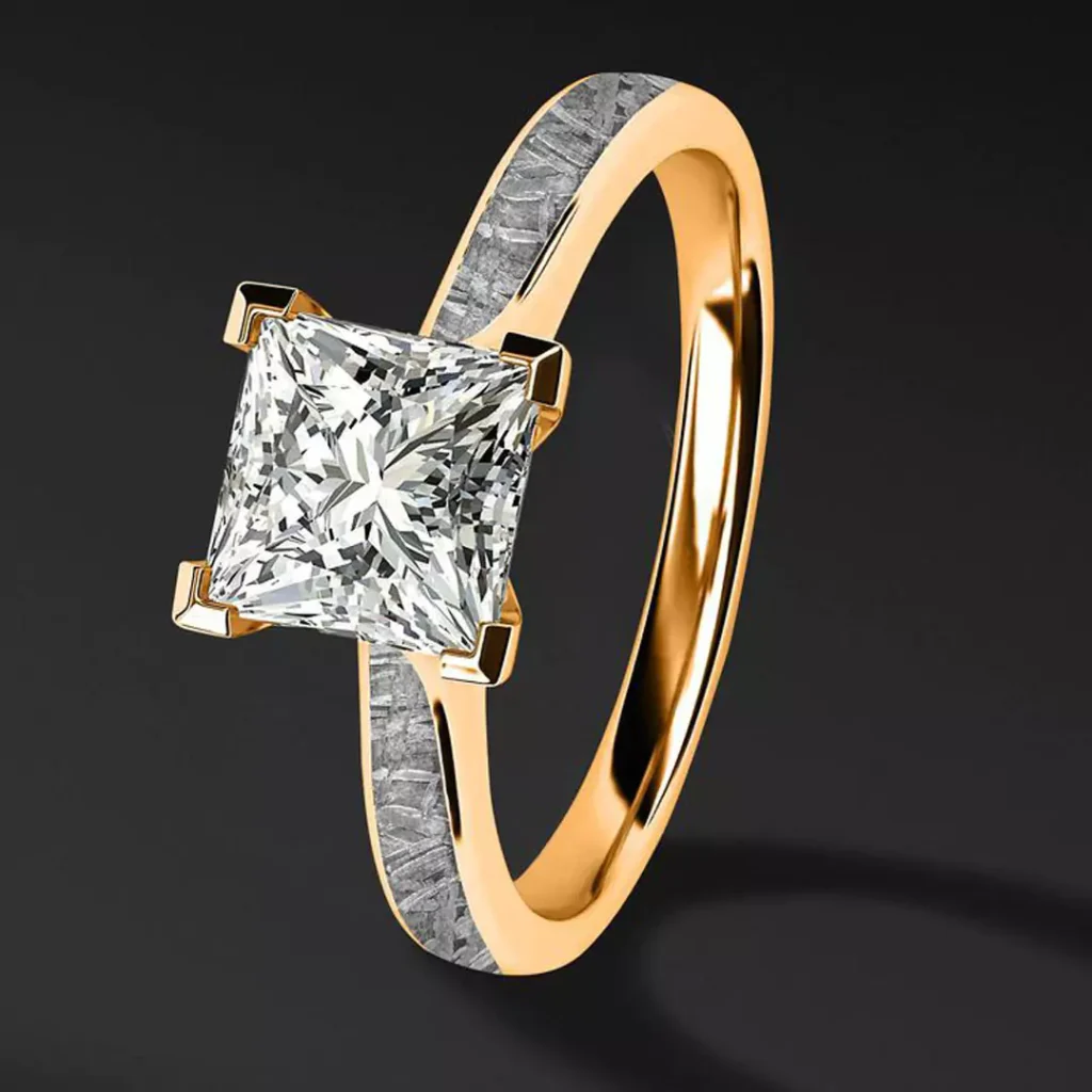 chic gold solitaire rings