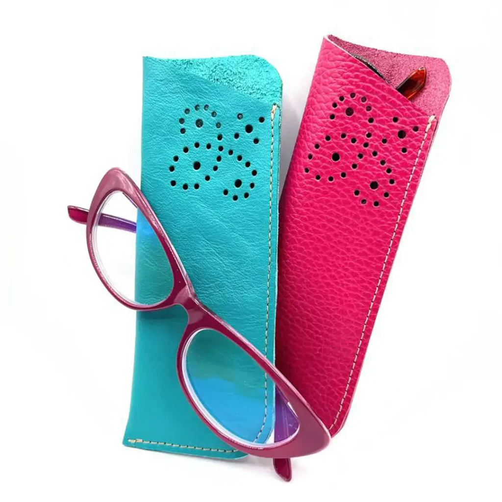 unique leather glasses cases for girls