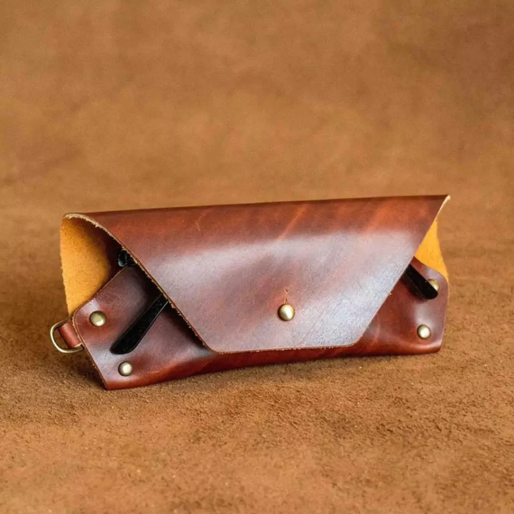 classy leather glasses cases for girls