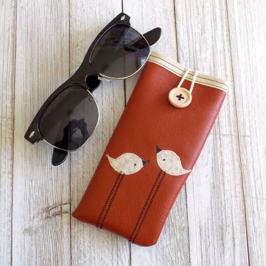 sophisticated leather glasses cases for girls