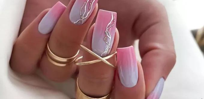 chic Long Acrylic Nail Designs