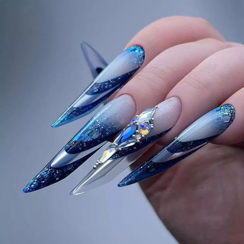 splendid Long Acrylic Nail Designs