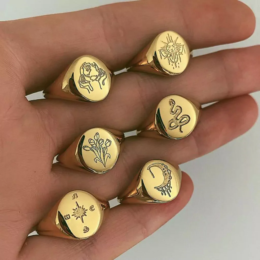 special Signet Gold Rings