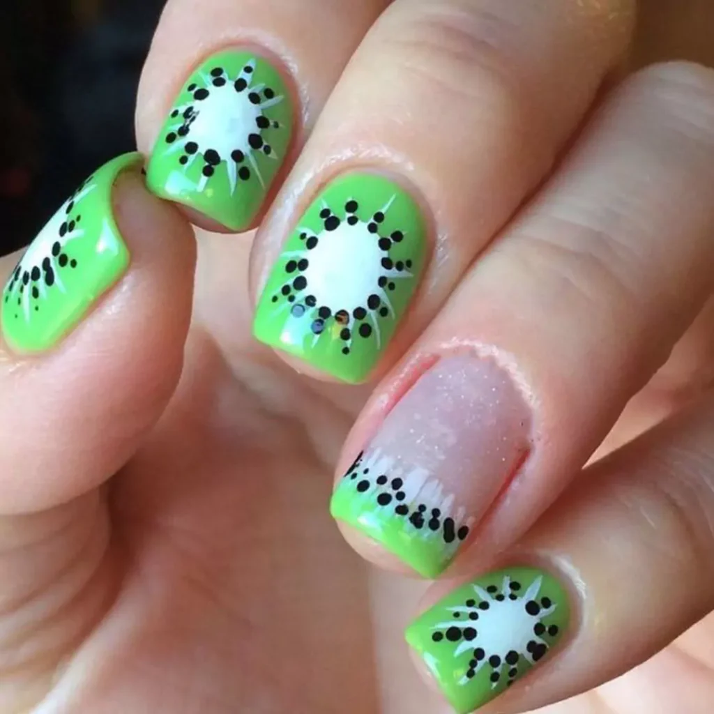 unique kiwi nail designs