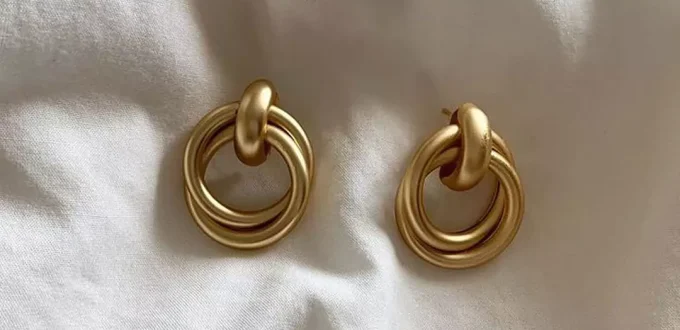 Beautiful Bottega design earrings