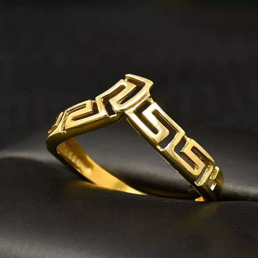 elegant Women's Versace Gold Rings