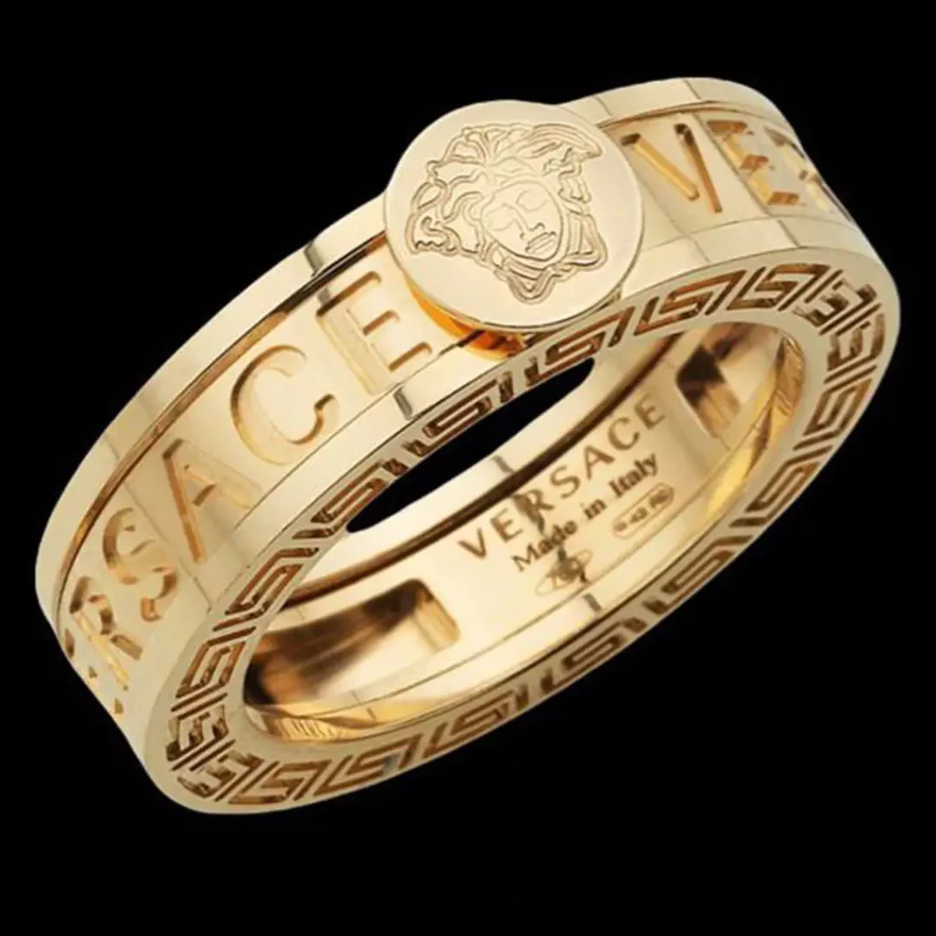 exquisite Women's Versace Gold Rings