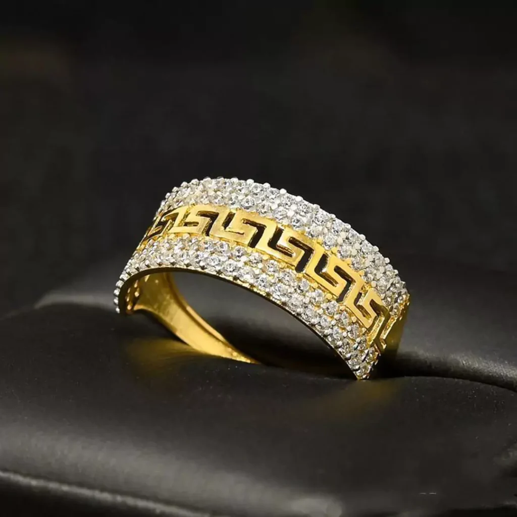 opulent Women's Versace Gold Rings