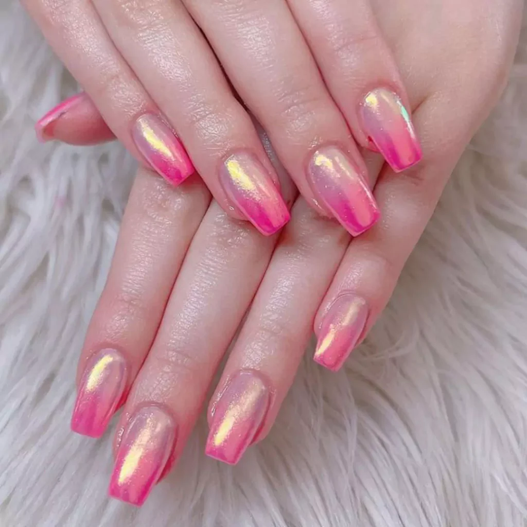 special pink ombre nail designs