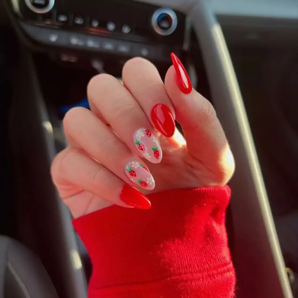 special strawberry nail designs 