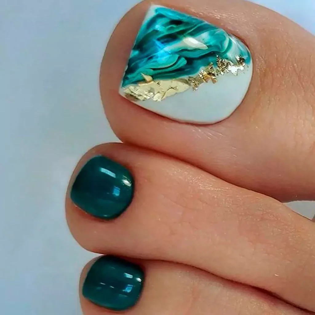 Beautiful and charming toenail designs