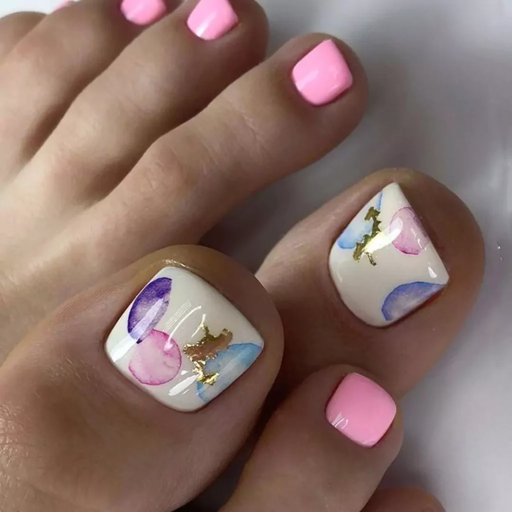 Stylish and special toenail designs