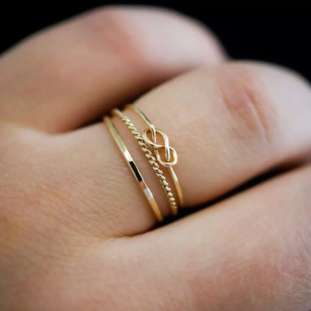 unique gold dainty Rings