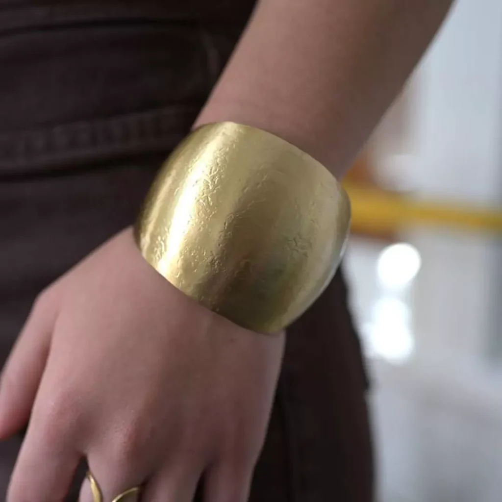 majestic chunky gold bangles