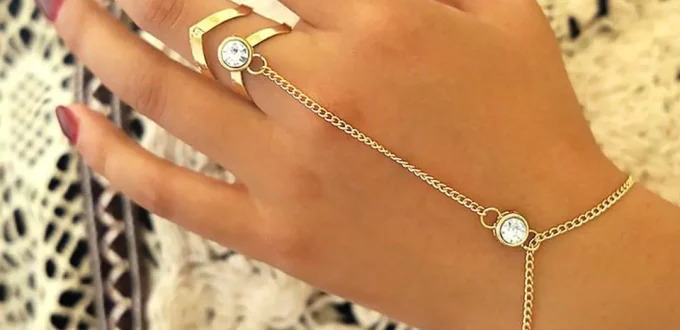 chic gold ring bracelets