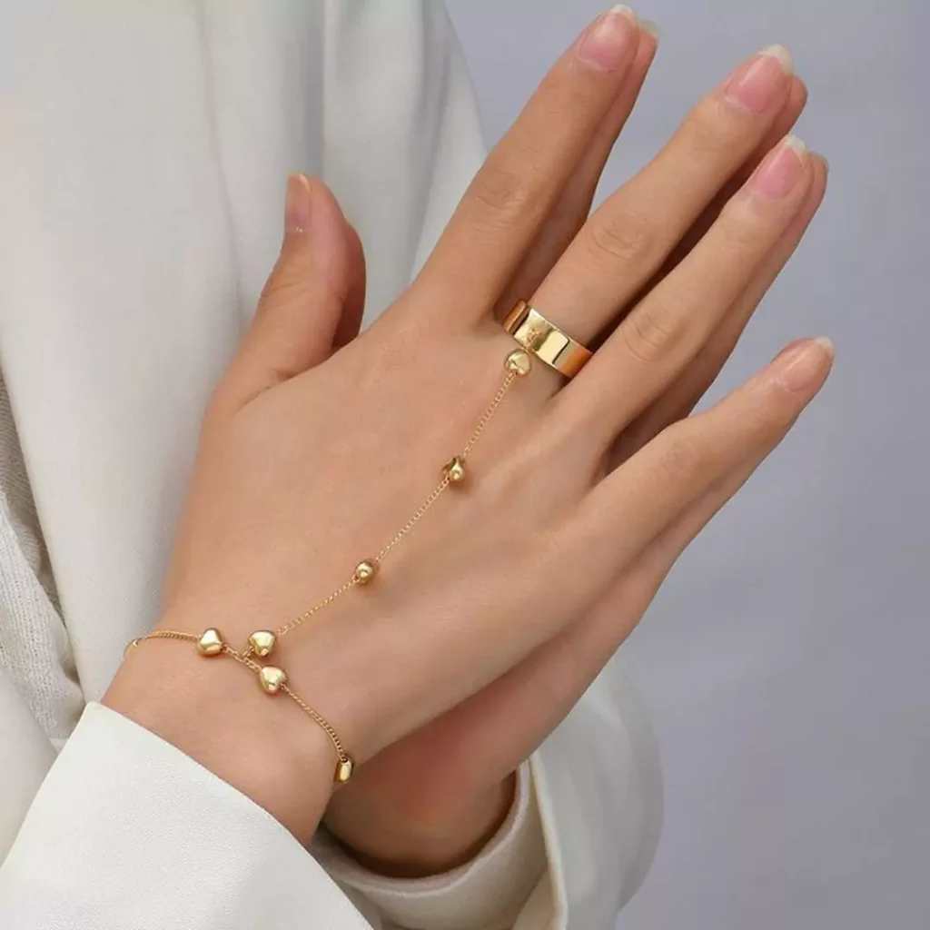 stylish gold ring bracelets