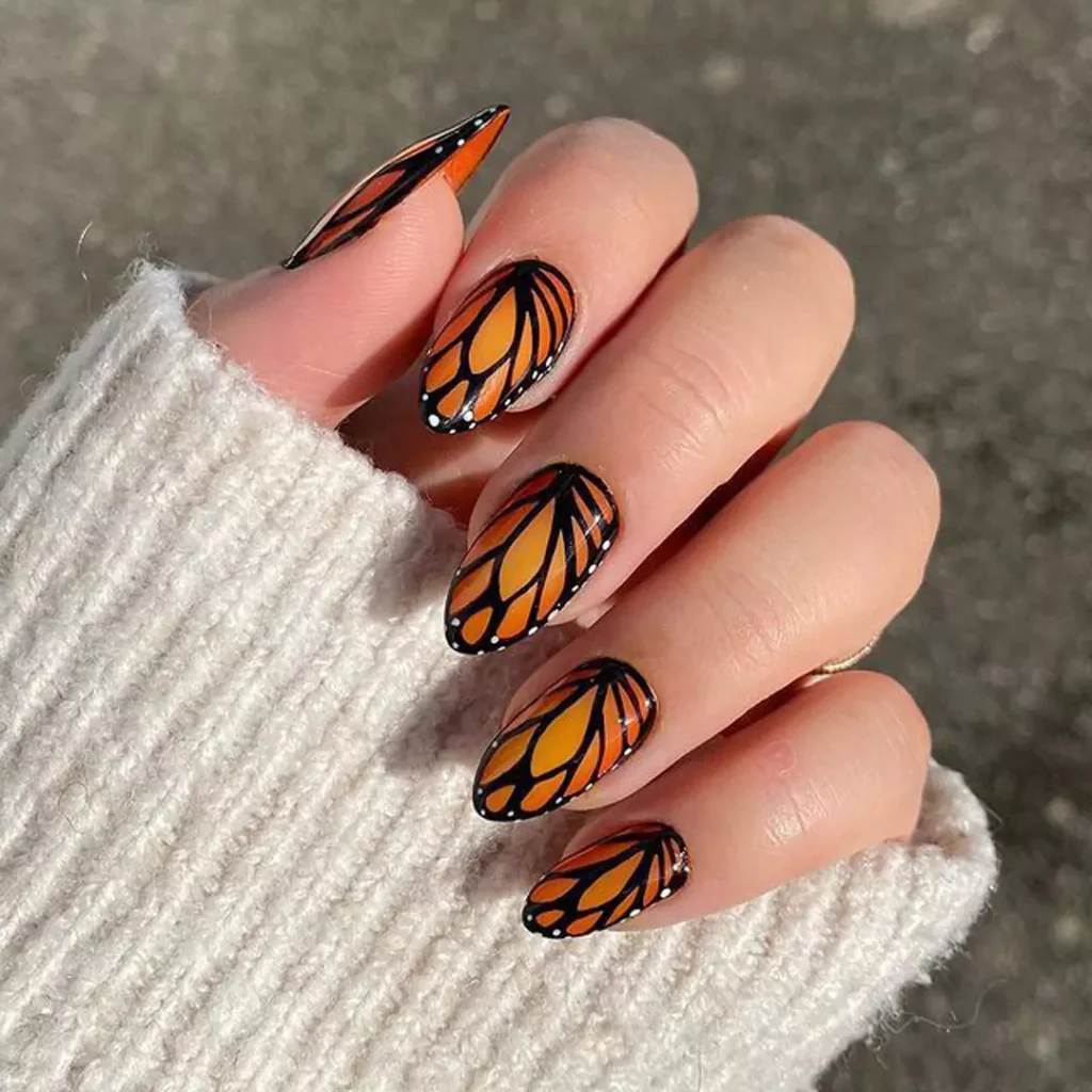 regal butterfly nail designs