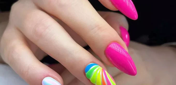 unique pastel nail designs