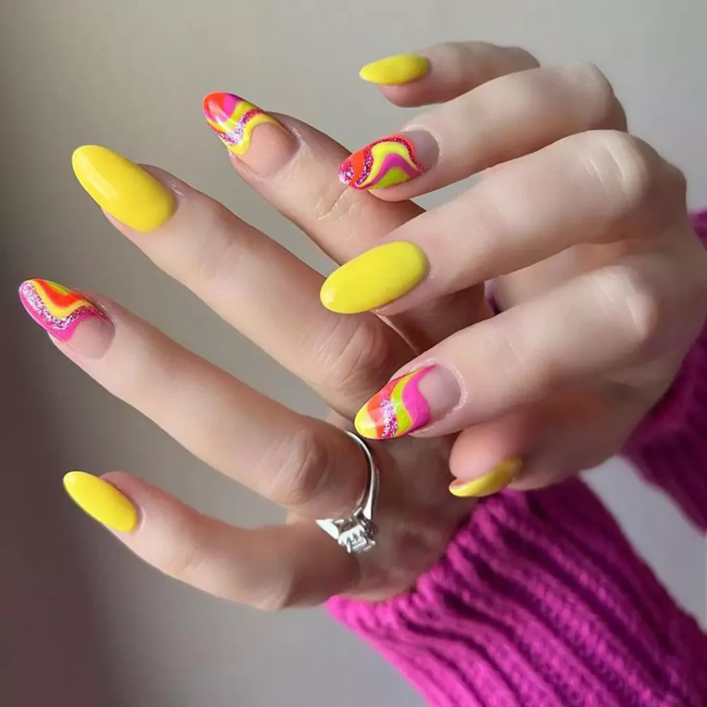 captivating pastel nail designs