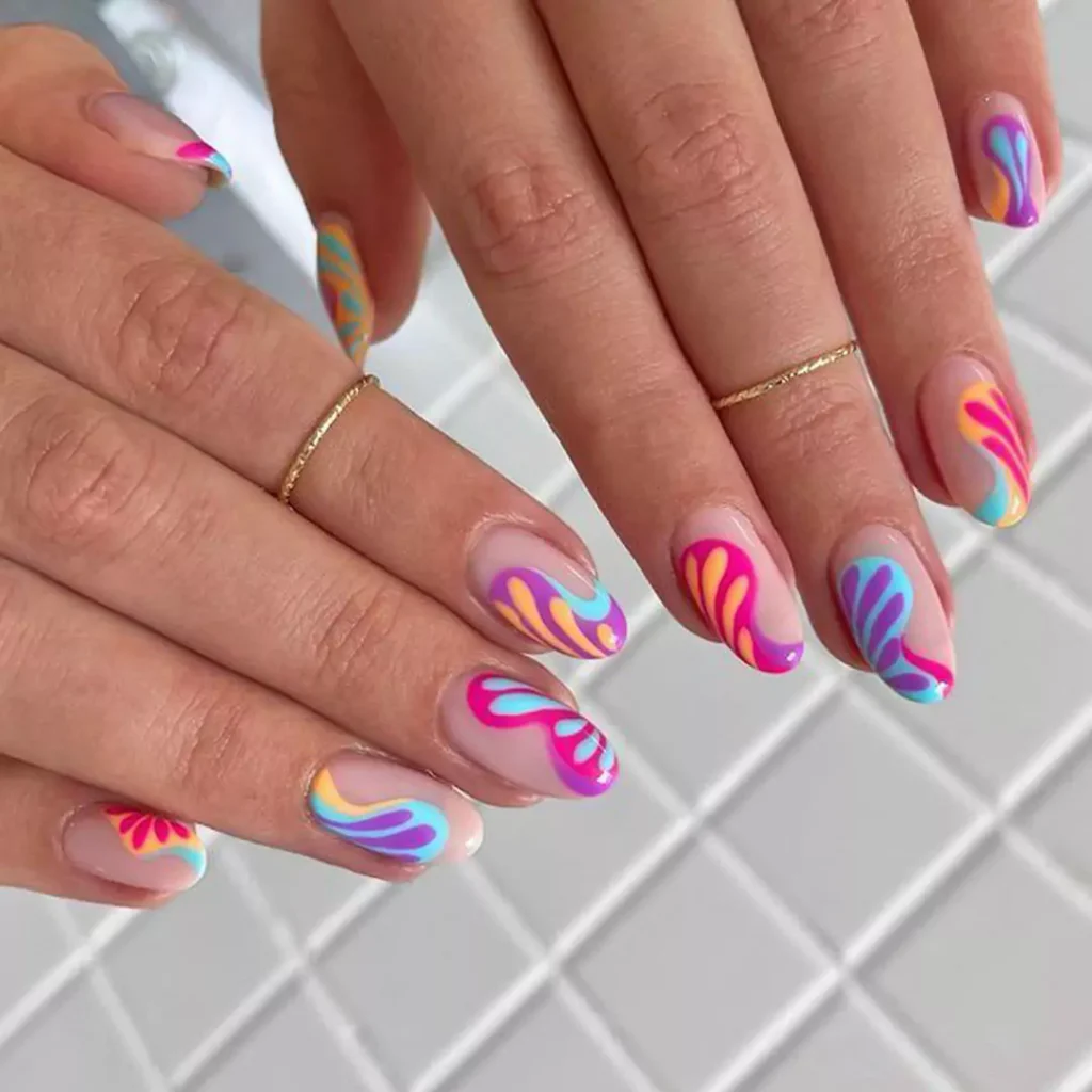 chic pastel nail designs