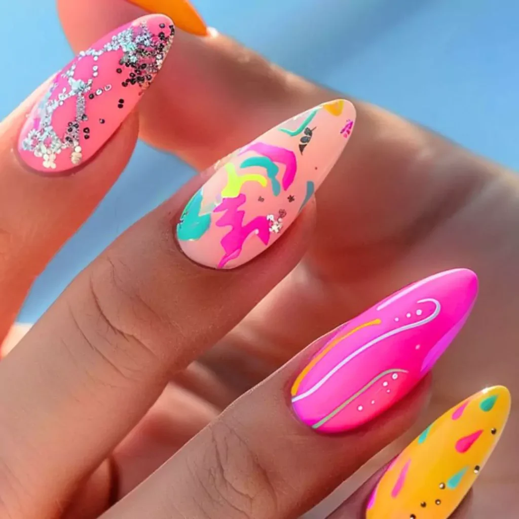 stylish pastel nail designs