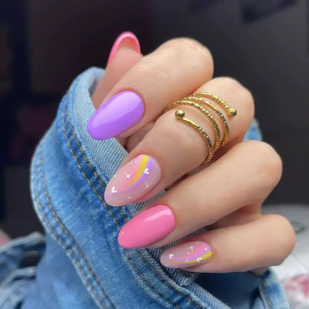 dazzling pastel nail designs