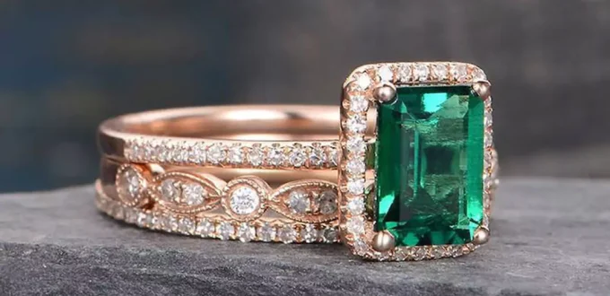 elegant Emerald rings