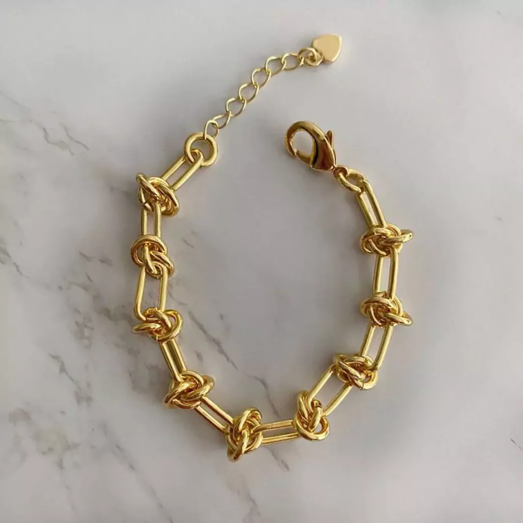 splendid knot gold bracelets