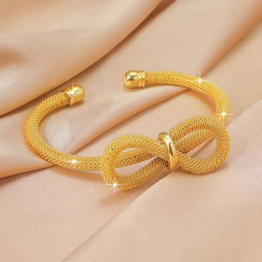 radiant knot gold bracelets