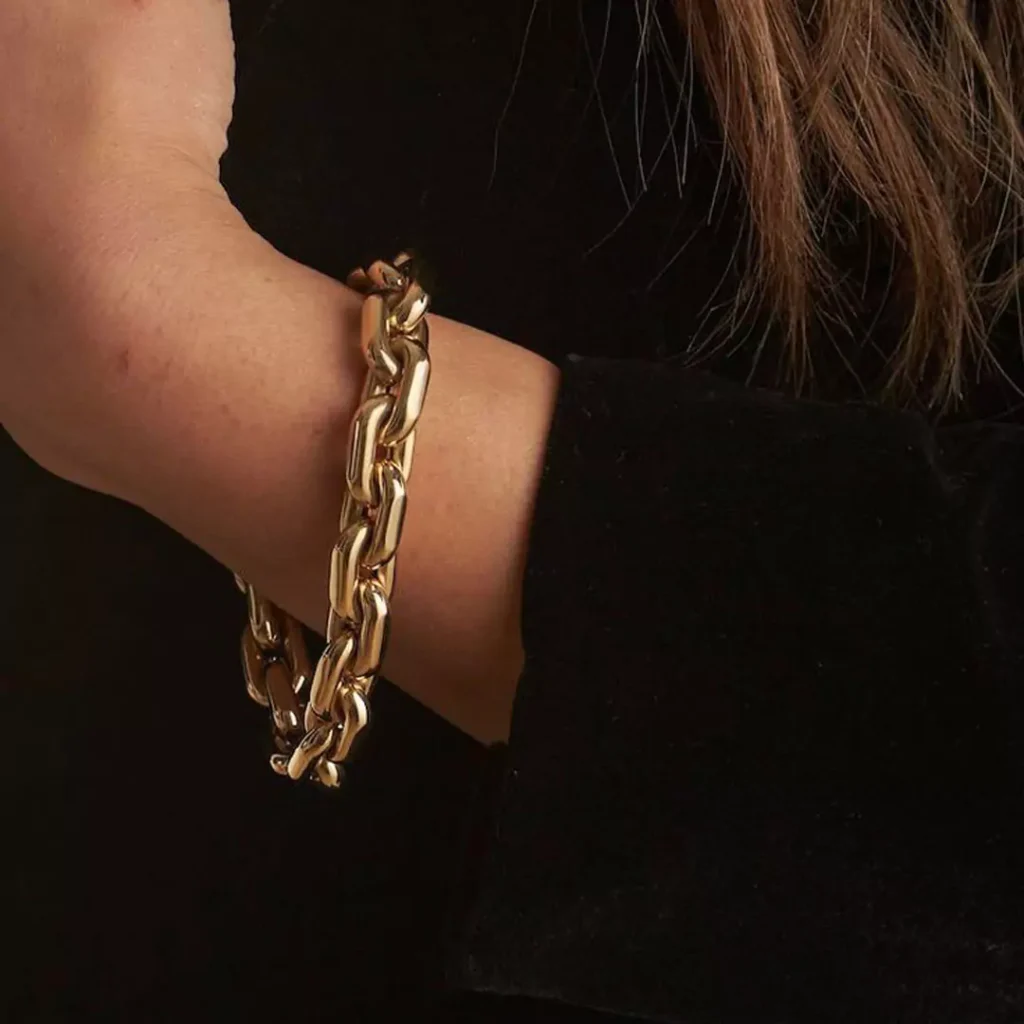 glamorous Italian Gold Bracelets