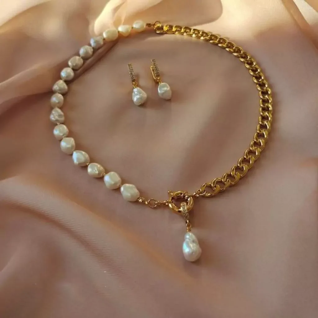 magnificient gold pearl bracelets for girls