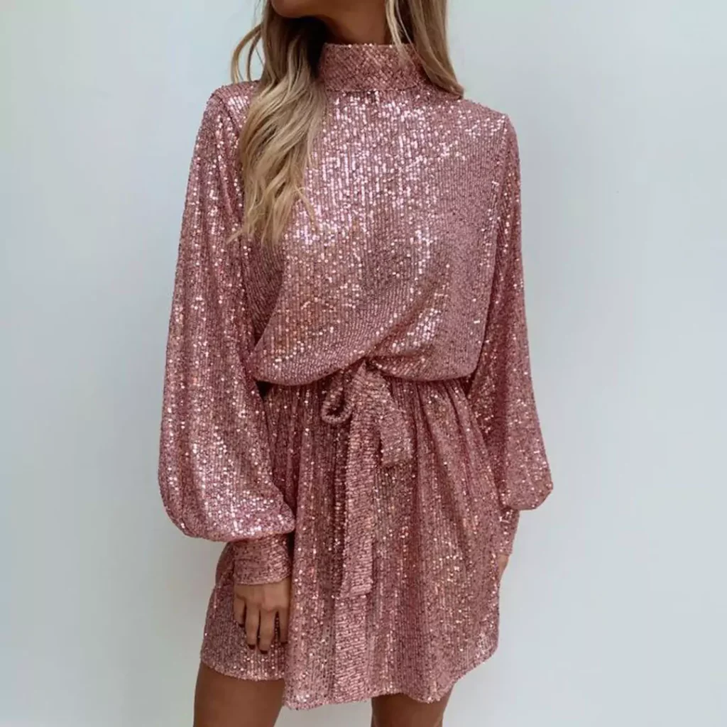 eye-catching short sparkling party dresses for women of 2024 