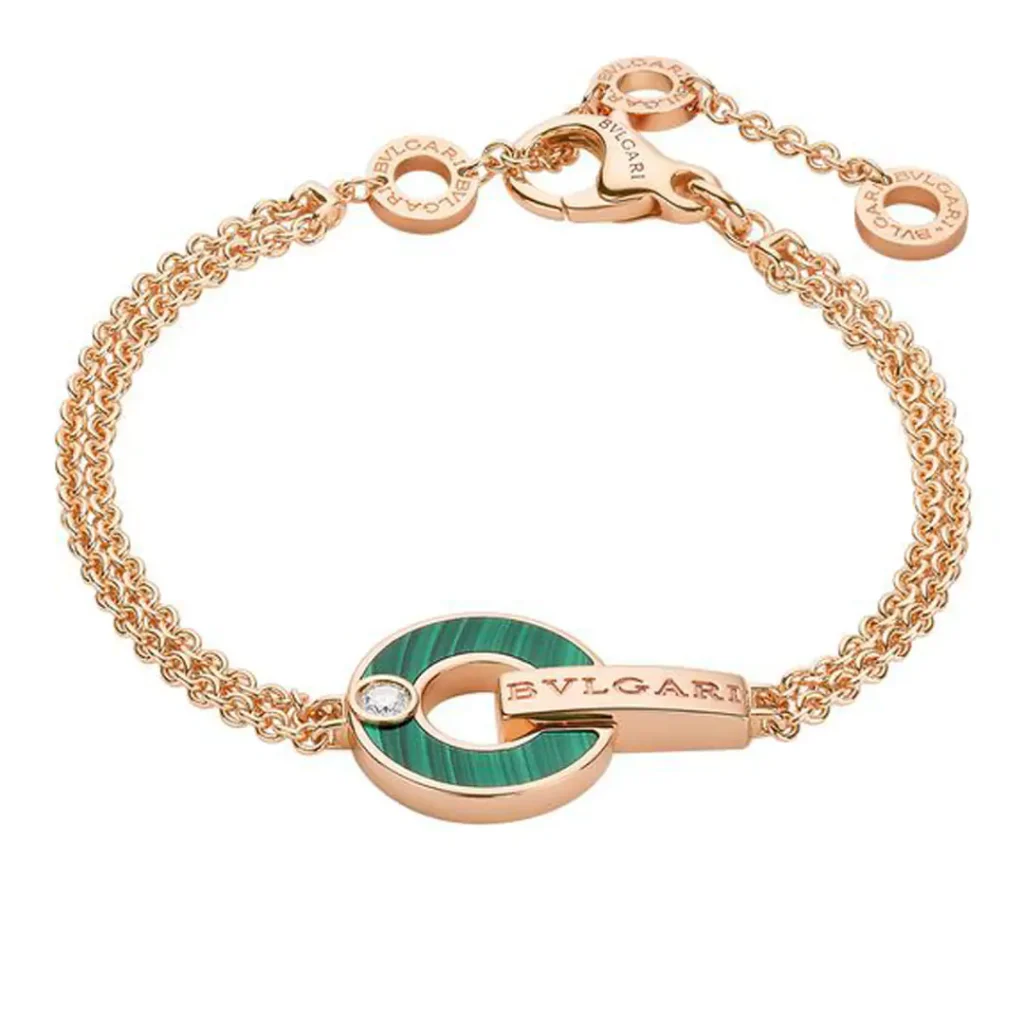 exquisite BVLGARI gold bracelet for girls 