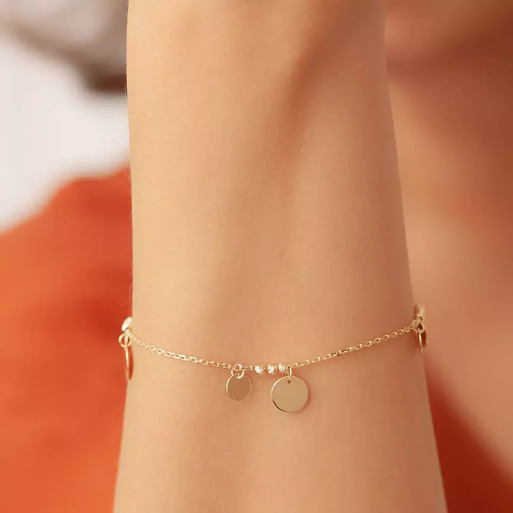 majestic gold coin anklets 