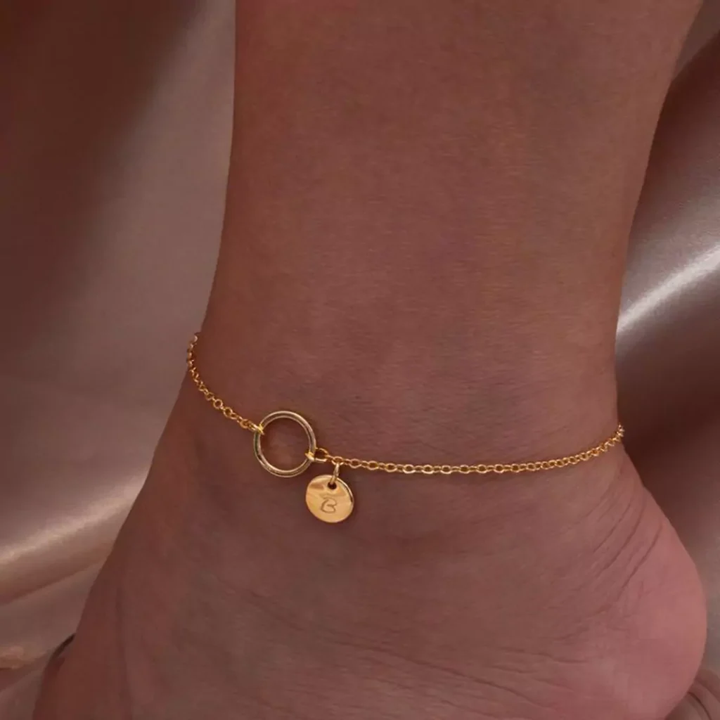 exquisite gold coin anklets 