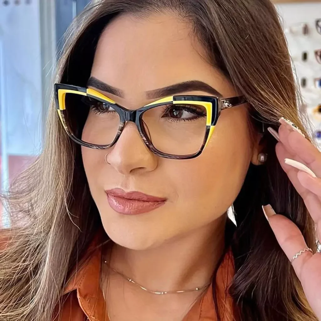 eye-catching colorful eyeglasses for women