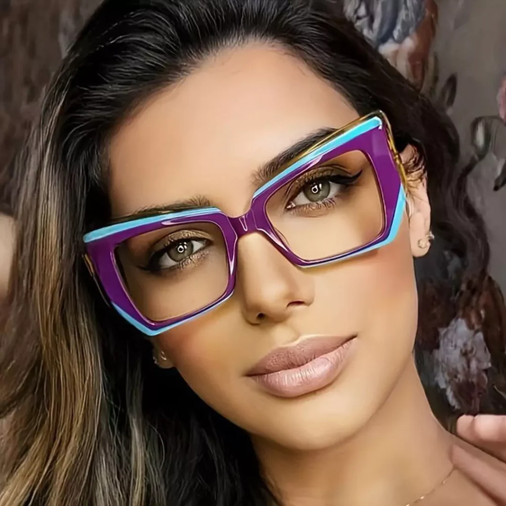 chic colorful eyeglasses for women