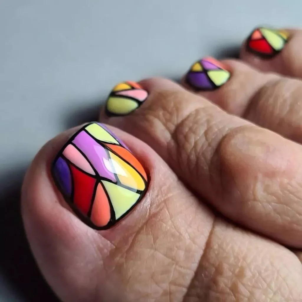 Deceptive special toenail design