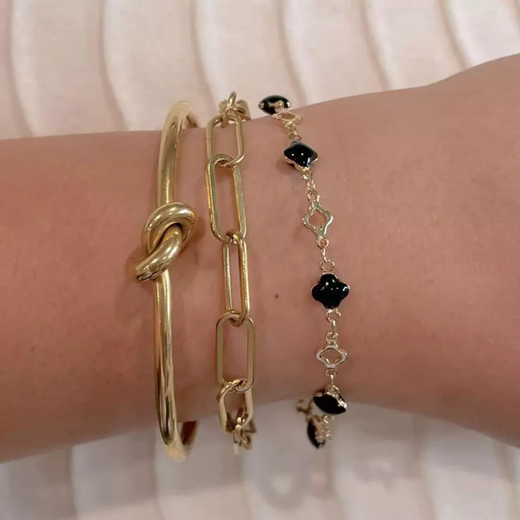 regal black diamond gold bracelets