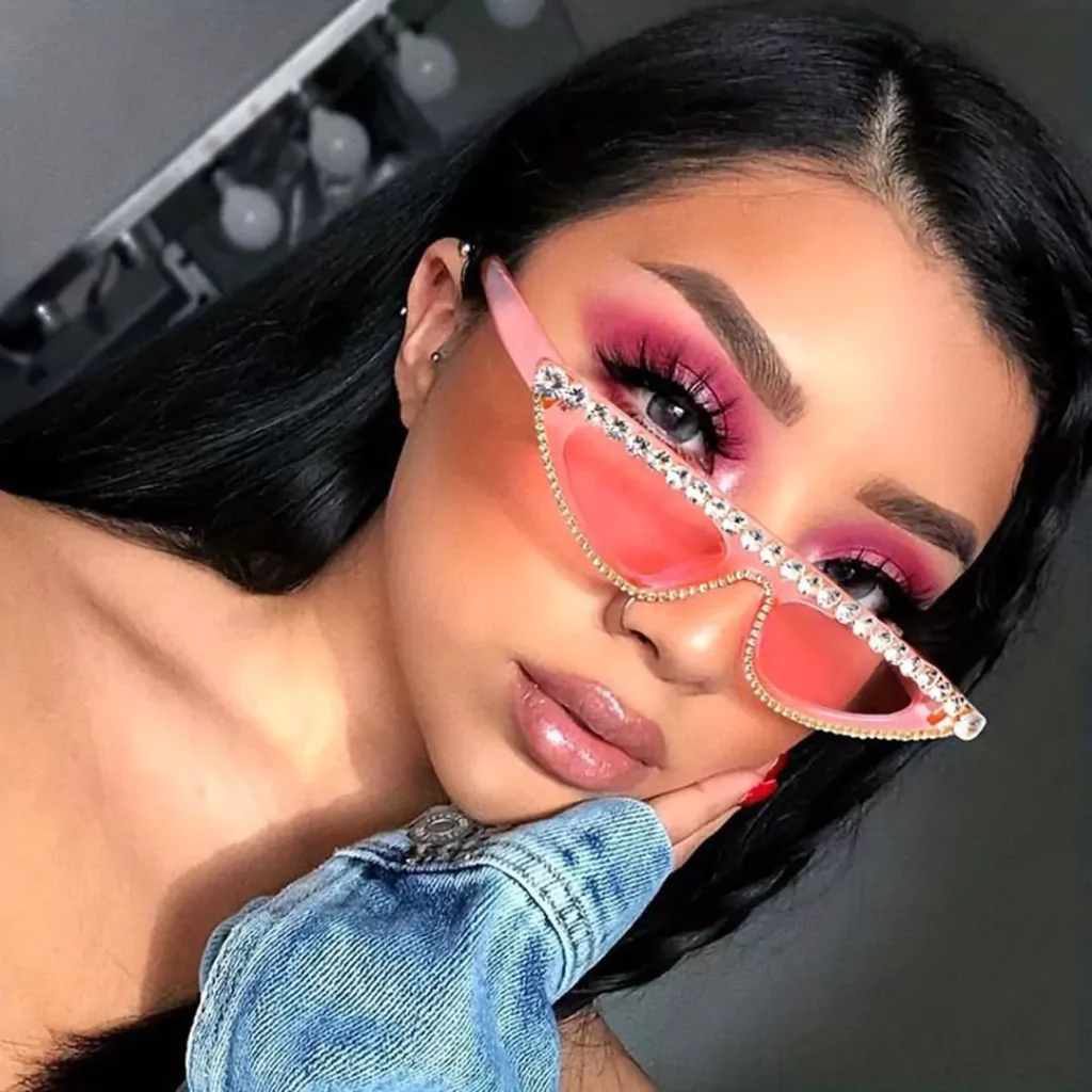 eye-catching colorful and fantasy sunglasses