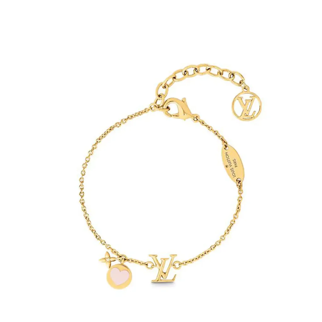 chic LV gold bracelets  