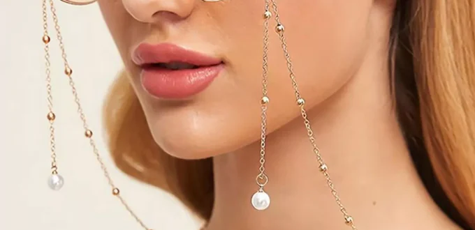 unique pearl eyeglass chains